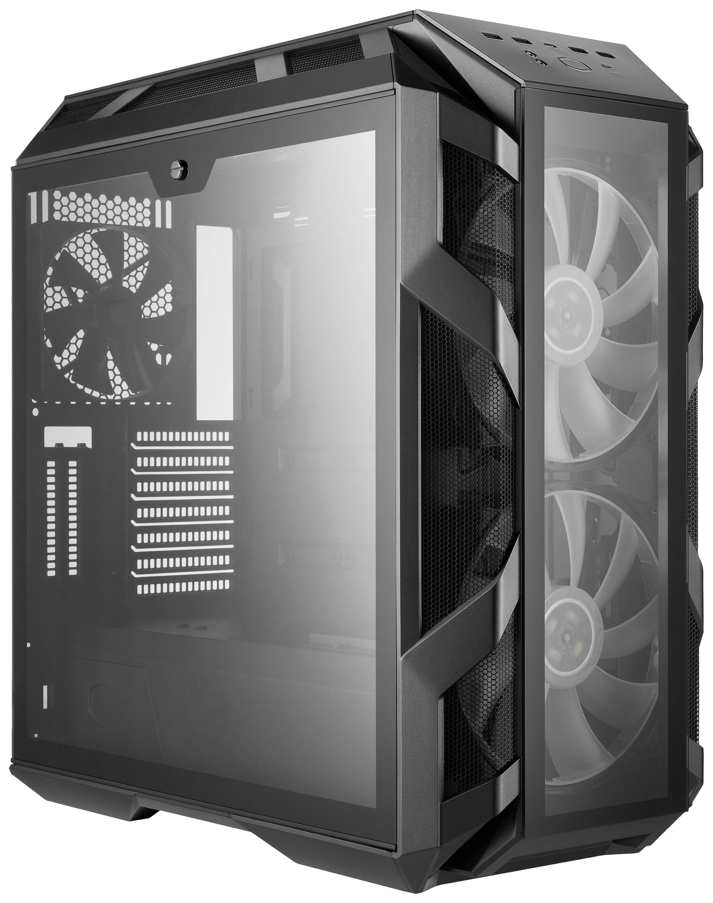 Cooler Master H500M Midi-Tower PC-Gehäuse Grau