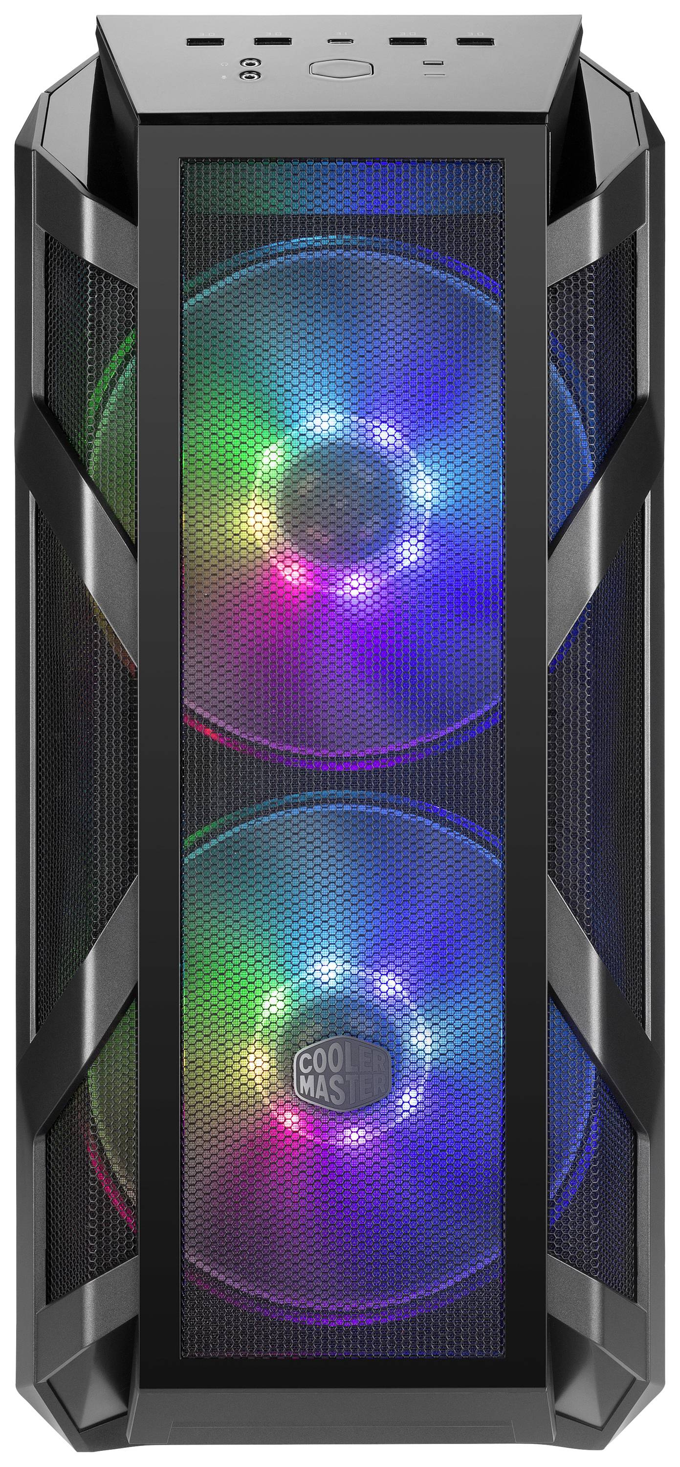 Cooler Master H500M Midi-Tower PC-Gehäuse Grau