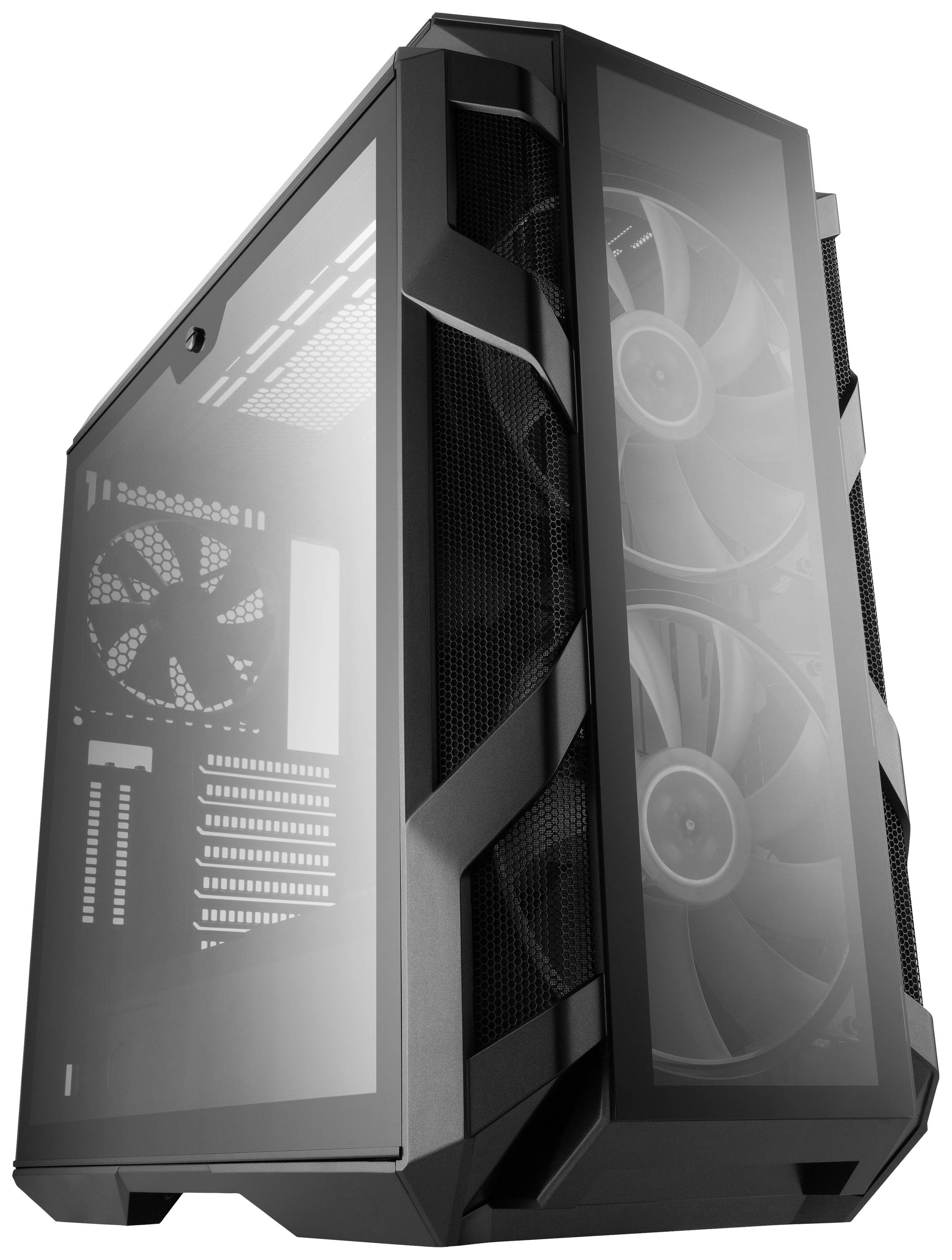 Cooler Master H500M Midi-Tower PC-Gehäuse Grau