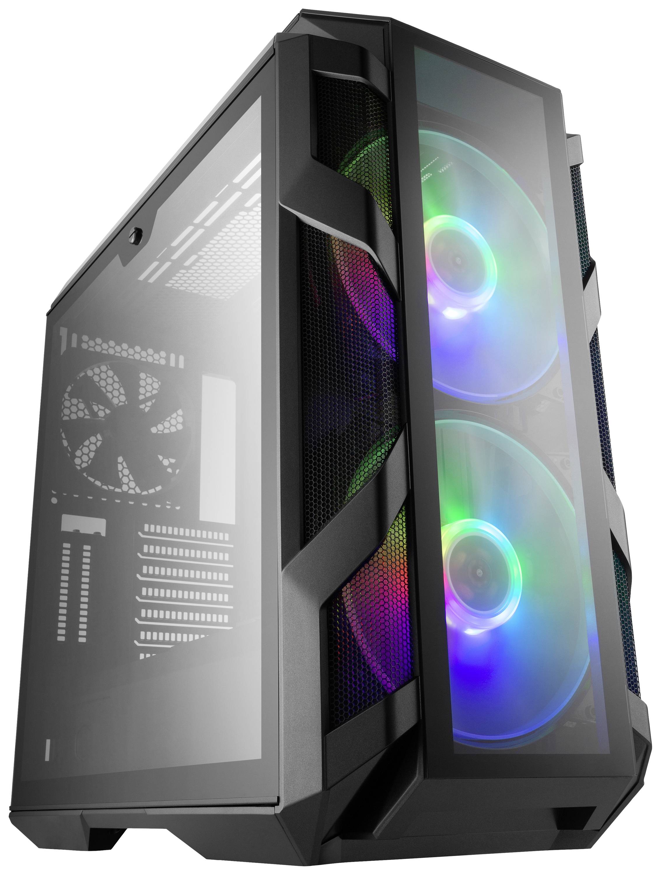 Cooler Master H500M Midi-Tower PC-Gehäuse Grau
