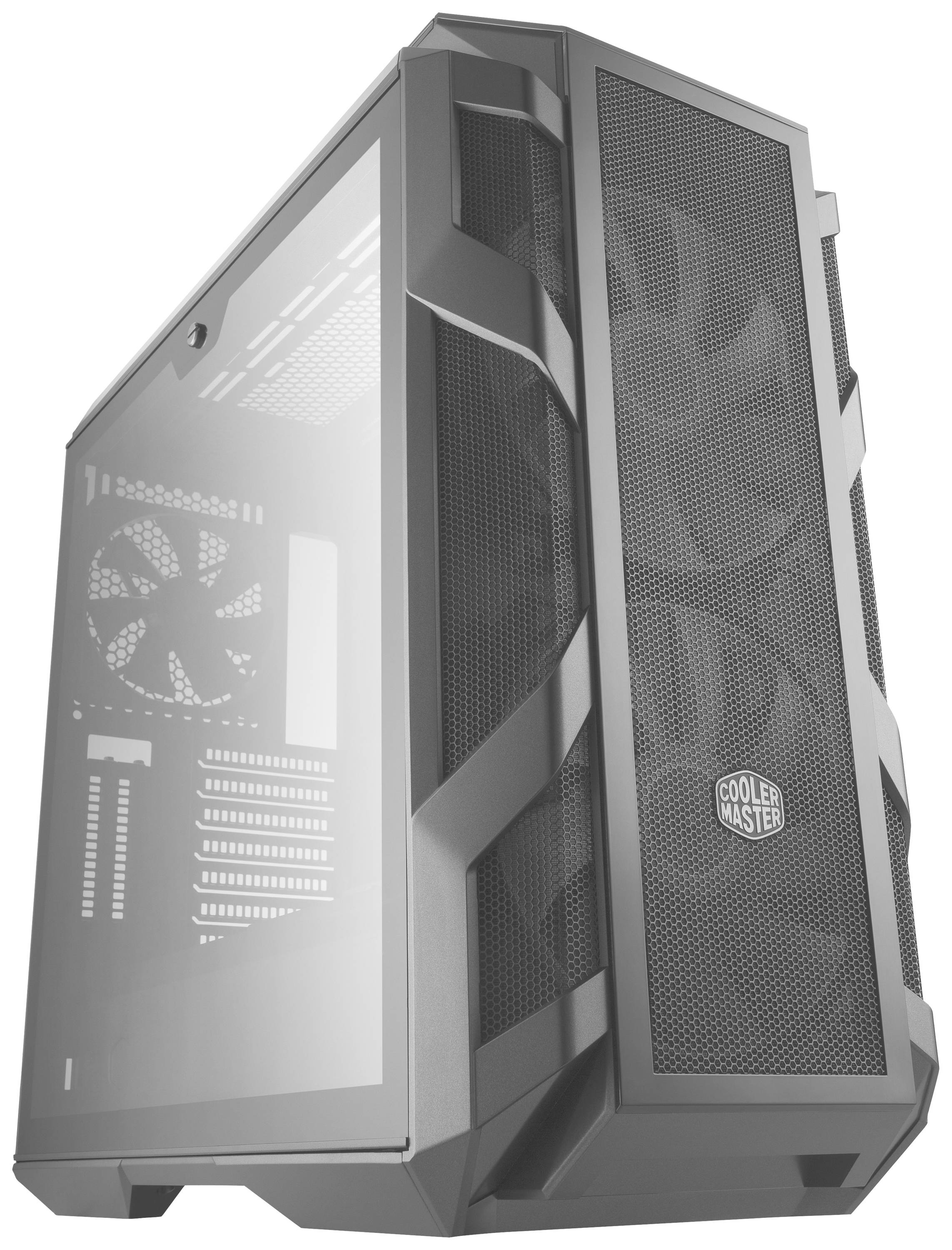 Cooler Master H500M Midi-Tower PC-Gehäuse Grau