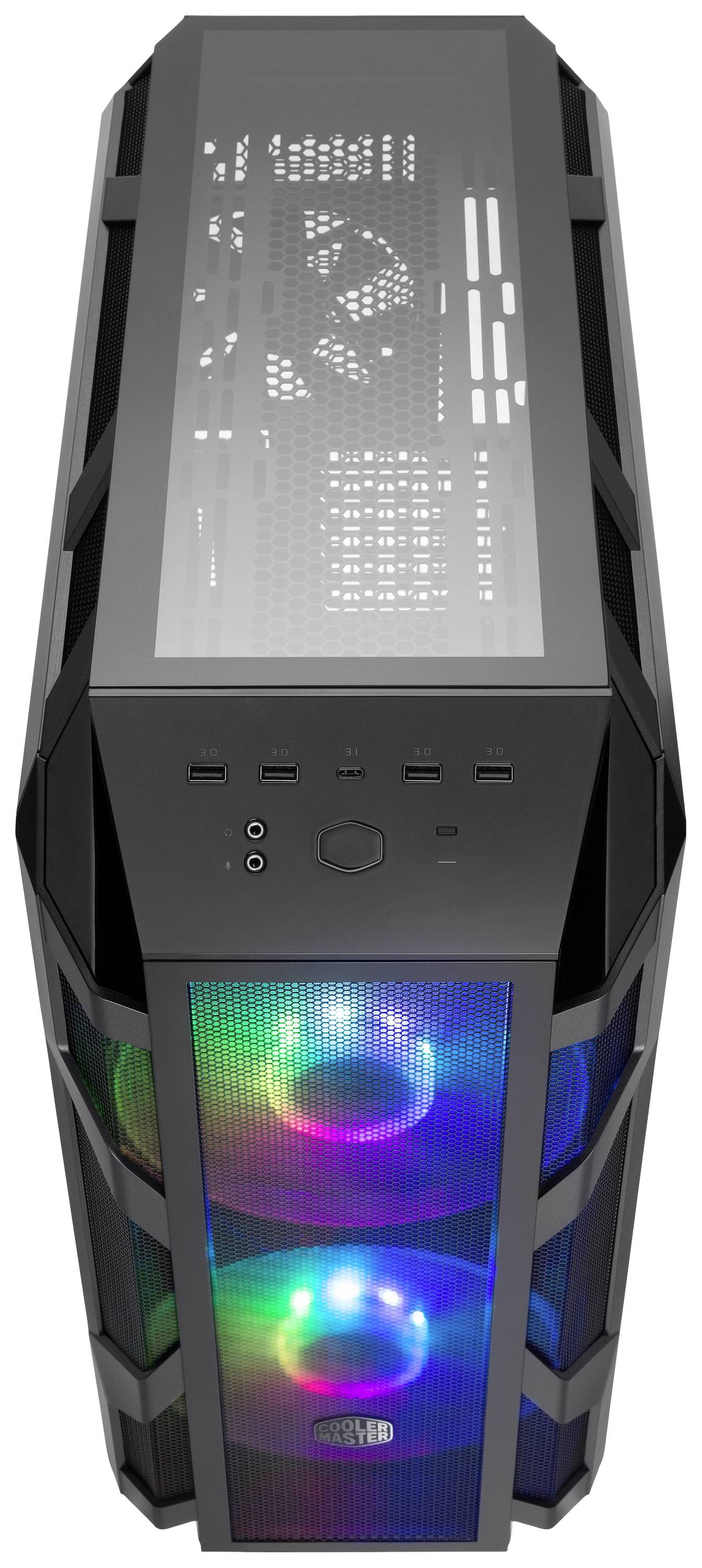 Cooler Master H500M Midi-Tower PC-Gehäuse Grau