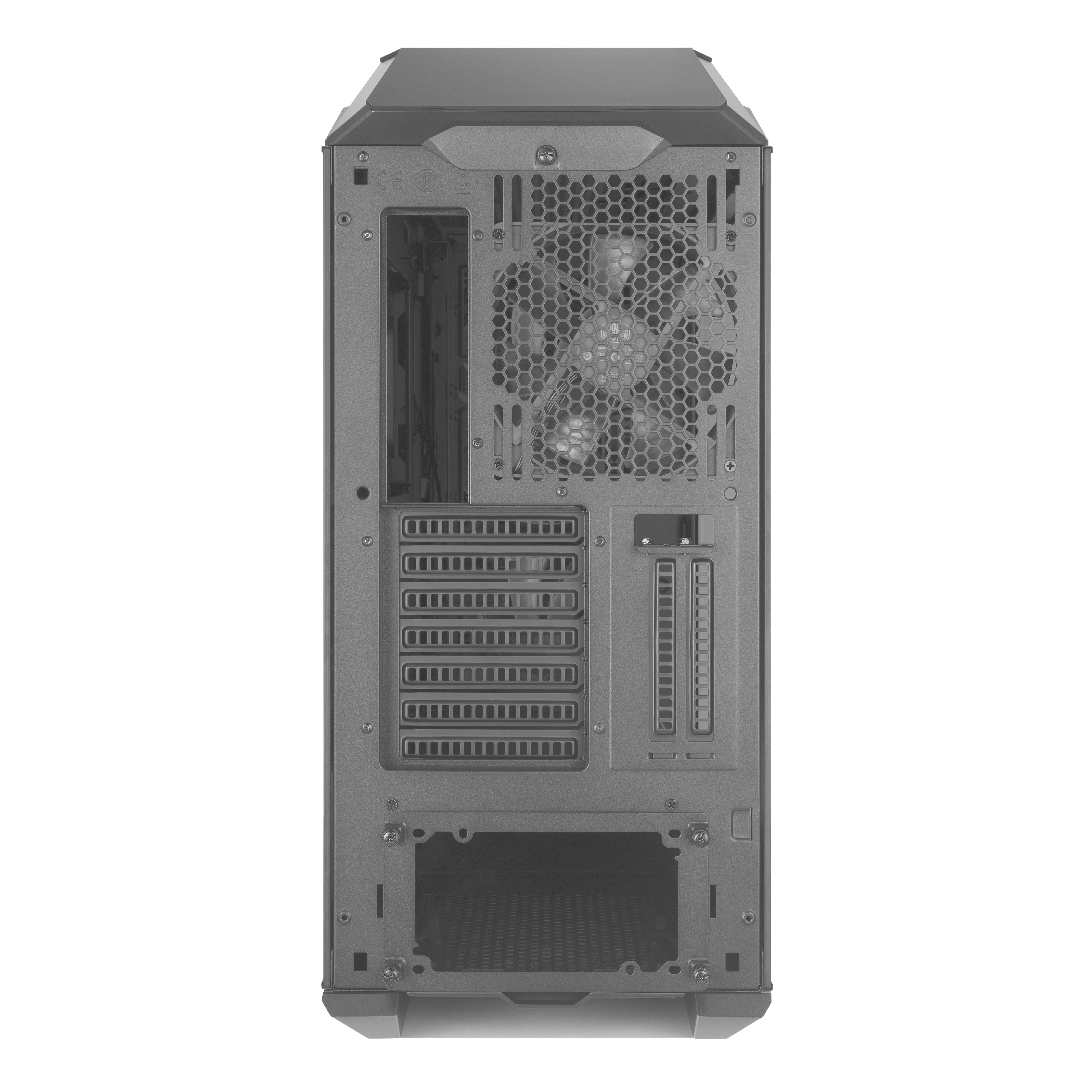 Cooler Master H500M Midi-Tower PC-Gehäuse Grau