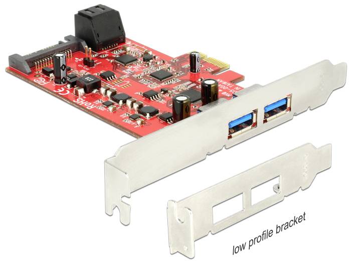 Delock 89389 USB 3.2 Gen 1-Controllerkarte PCIe