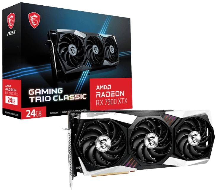 MSI Grafikkarte AMD Radeon RX 7900 XT 24GB GDDR6-RAM PCIe, HDMI®, DisplayPort