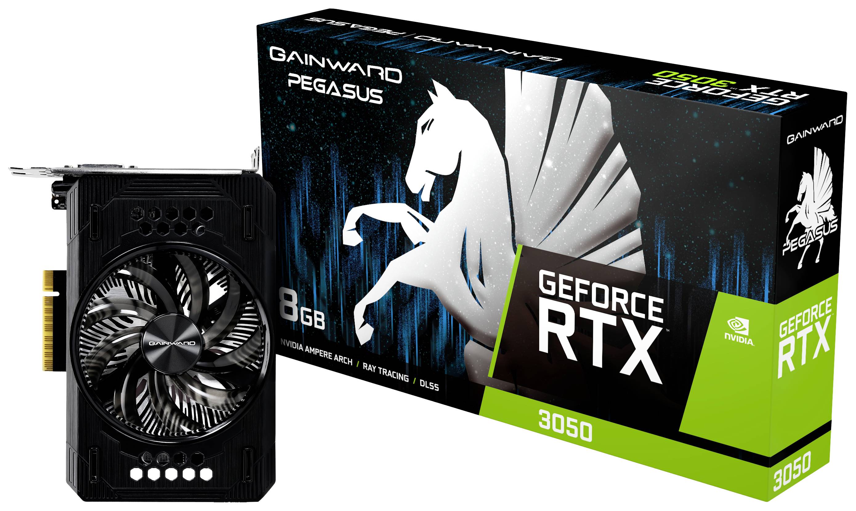 Gainward Grafikkarte Nvidia GeForce RTX 3050 8 GB GDDR6-RAM PCIe, HDMI®, DisplayPort