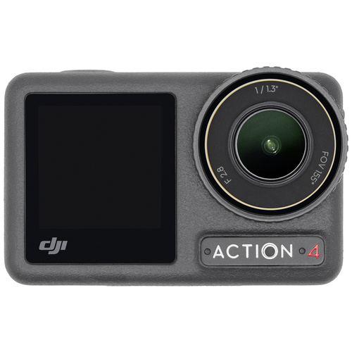 DJI Osmo Action 4 Standard Combo Action Cam 4K, Ultra HD, WLAN, Dual-Display, Wasserfest, Touch-Screen, Zeitlupe, Staubgeschützt