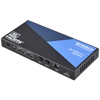 SpeaKa Professional SP-11571776 2+2 Port HDMI-Matrix-Switch Ultra HD-fähig 7680 x 4320 Pixel Schwarz SpeaKa Professional SP-11571776 2+2 Port HDMI-Matrix-Switch Ultra HD-fähig 7680 x 4320 Pixel Schwarz