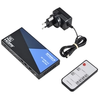 SpeaKa Professional SP-11571776 2+2 Port HDMI-Matrix-Switch Ultra HD-fähig 7680 x 4320 Pixel Schwarz SpeaKa Professional SP-11571776 2+2 Port HDMI-Matrix-Switch Ultra HD-fähig 7680 x 4320 Pixel Schwarz