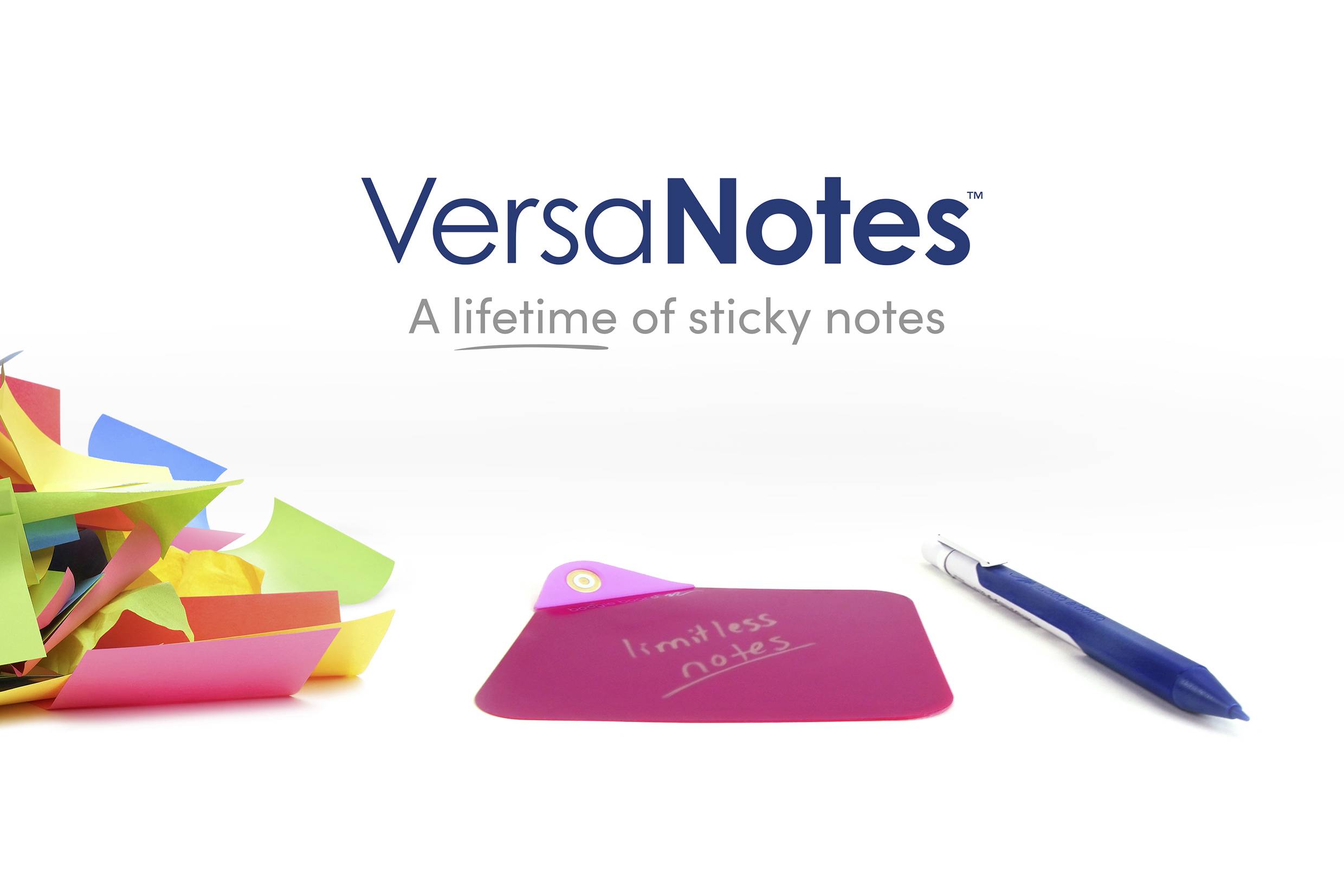 Boogie Board VersaNotes™ Starter Pack Digitale Notiz-Blätter 10 x 10cm Blau, Rot, Orange