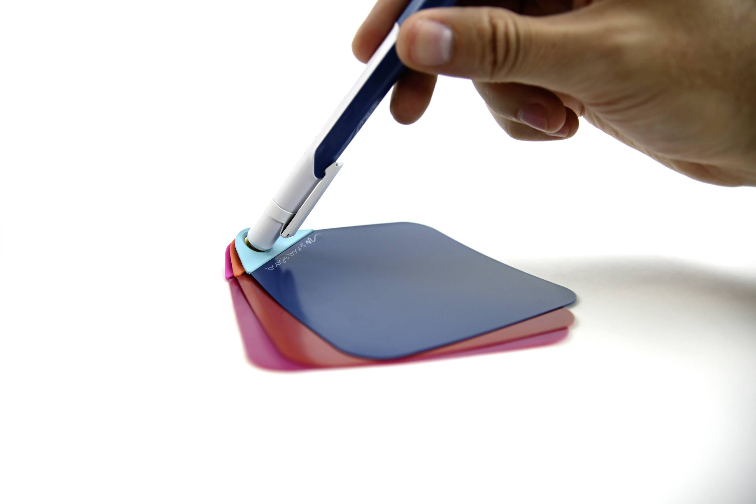 Boogie Board VersaNotes™ Starter Pack Digitale Notiz-Blätter 10 x 10 cm Blau, Rot, Orange