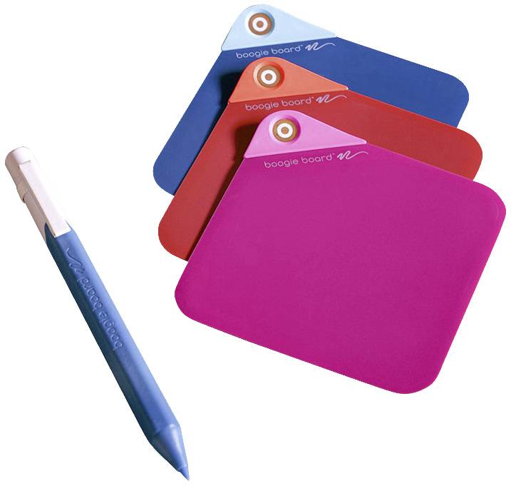 Boogie Board VersaNotes™ Starter Pack Digitale Notiz-Blätter 10 x 10 cm Blau, Rot, Orange