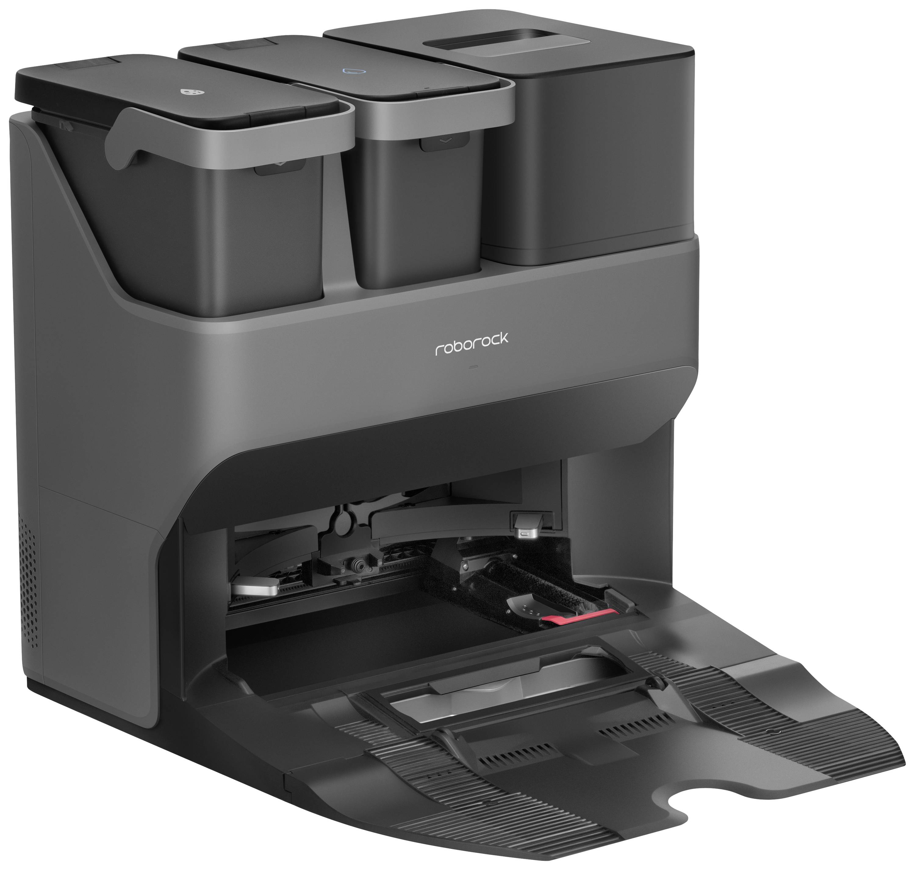 Roborock S7 Max Ultra Saug-und Wischroboter Schwarz Sprachgesteuert, kompatibel mit Amazon Alexa, kompatibel mit Google Home, App