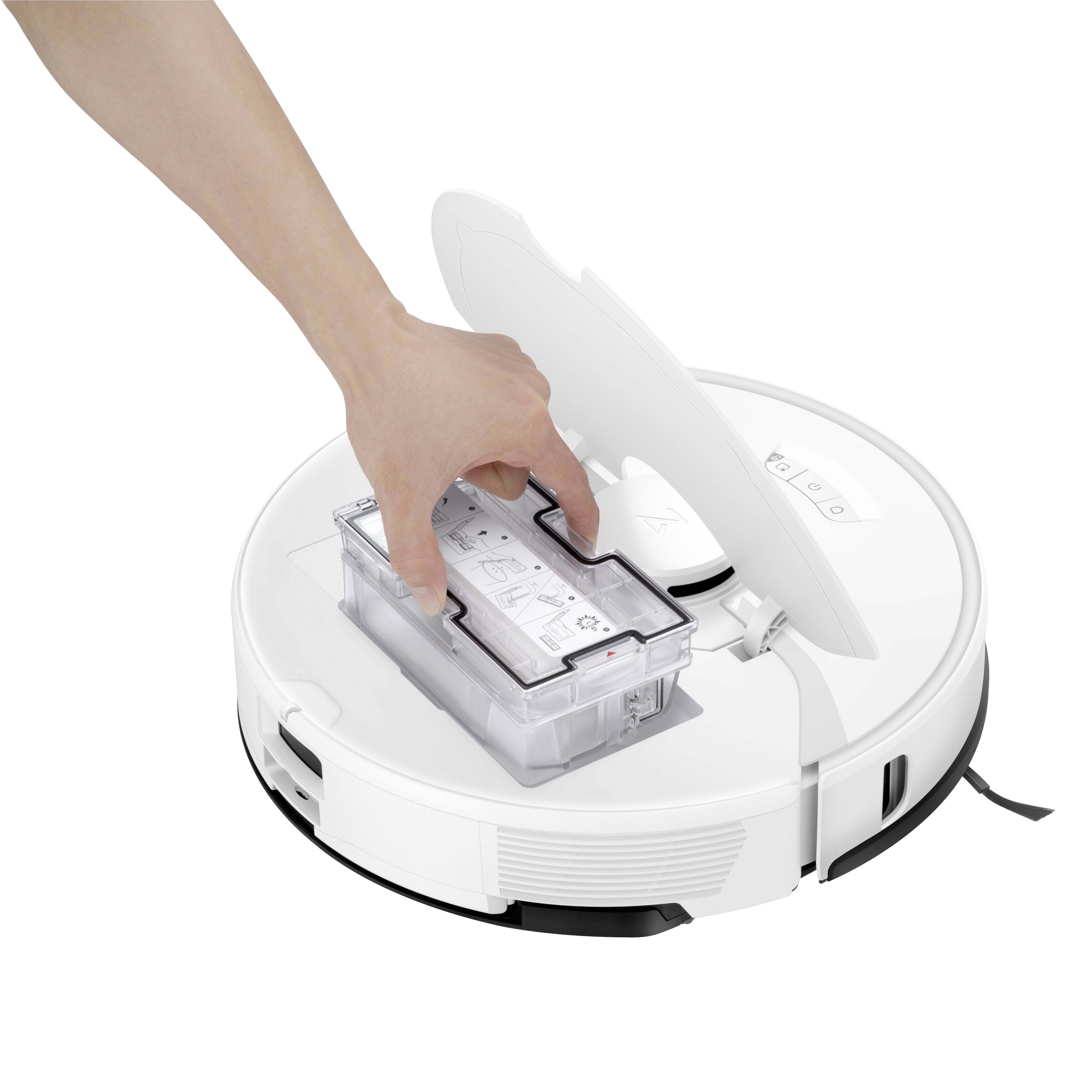 Roborock S7 Max Ultra Saug-und Wischroboter Weiß Sprachgesteuert, kompatibel mit Amazon Alexa, kompatibel mit Google Home, App