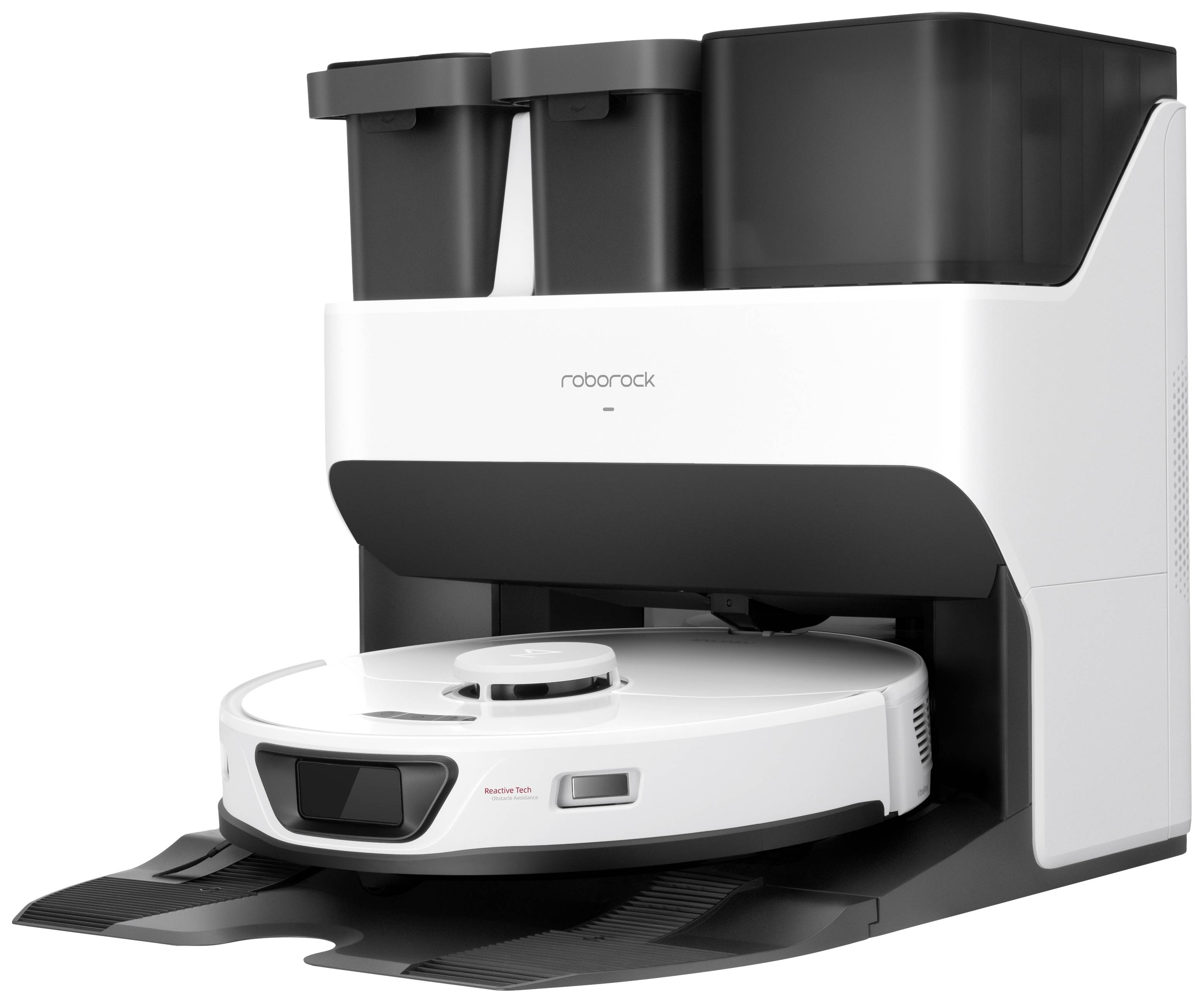 Roborock S7 Max Ultra Saug-und Wischroboter Weiß Sprachgesteuert, kompatibel mit Amazon Alexa, kompatibel mit Google Home, App