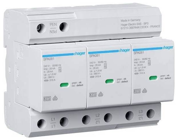 Hager SPA800 SPA800 Kombiableiter 1St.
