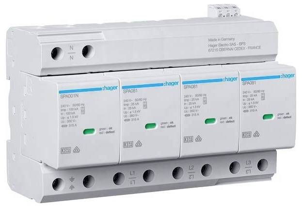 Hager SPA801 SPA801 Kombiableiter 1St.