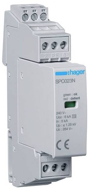 Hager SPC203N SPC203N Überspannungsableiter 1St.