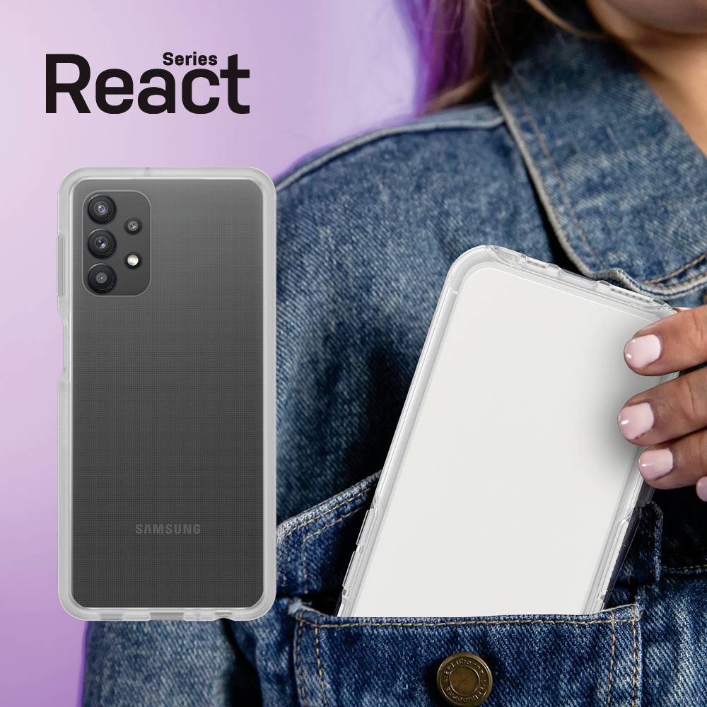 Otterbox React - Pro Pack Case Samsung Galaxy A32 5G Transparent Induktives Laden 77-82328
