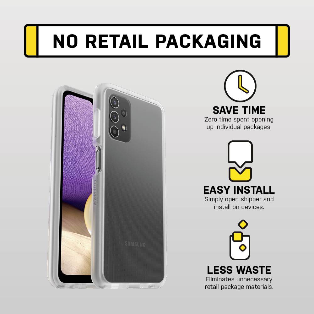 Otterbox React - Pro Pack Case Samsung Galaxy A32 5G Transparent Induktives Laden 77-82328