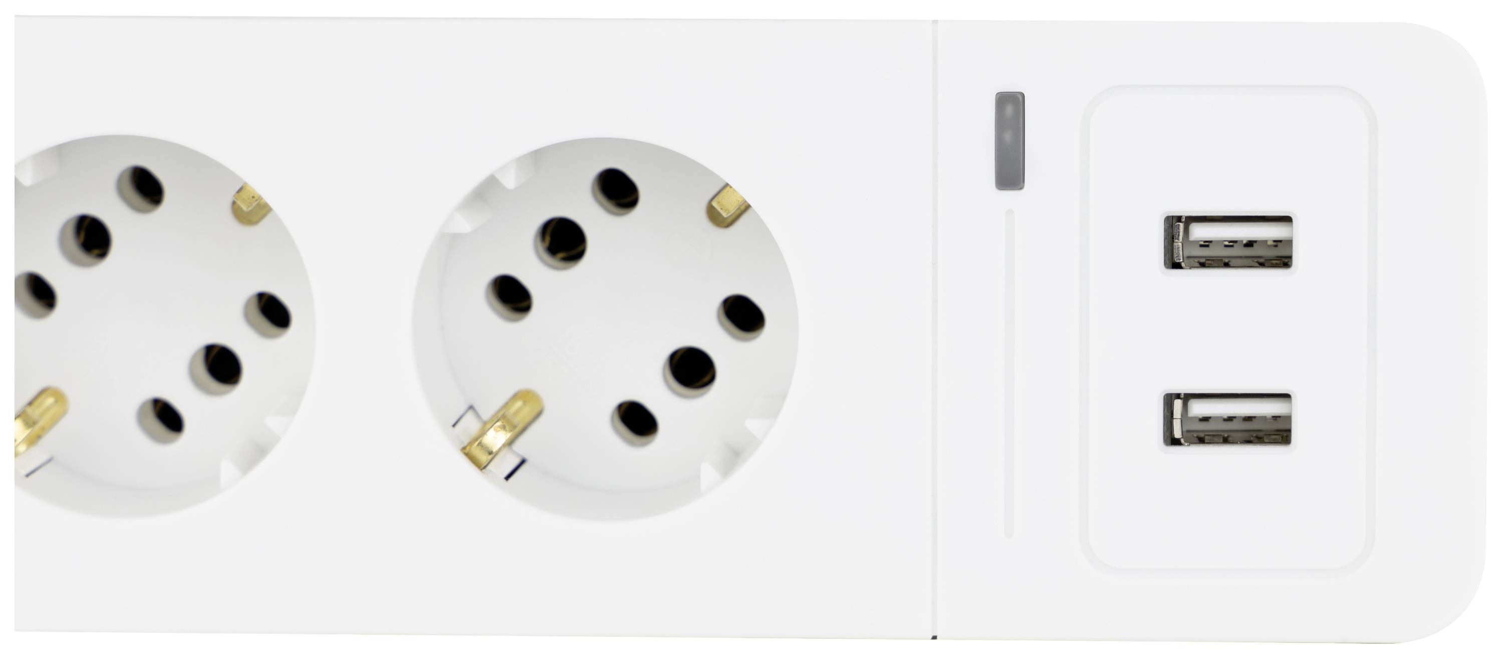 REV 0015654103 Steckdosenleiste mit Schalter Weiß Schutzkontakt 1St.