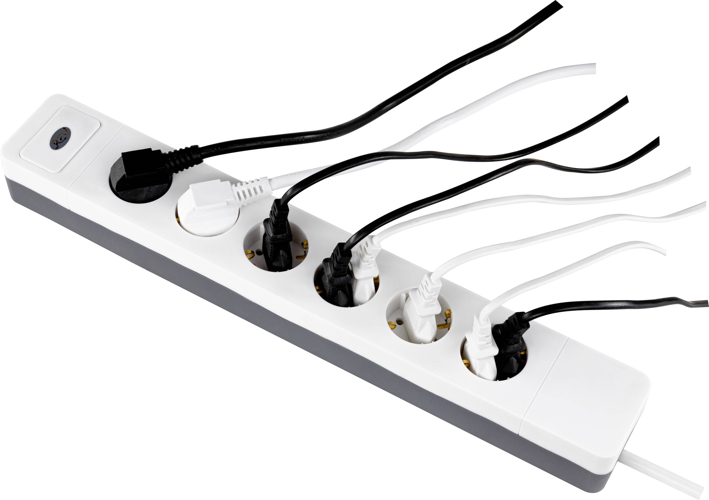 REV 0015650103 Steckdosenleiste mit Schaltuhr Weiß Schutzkontakt 1St.