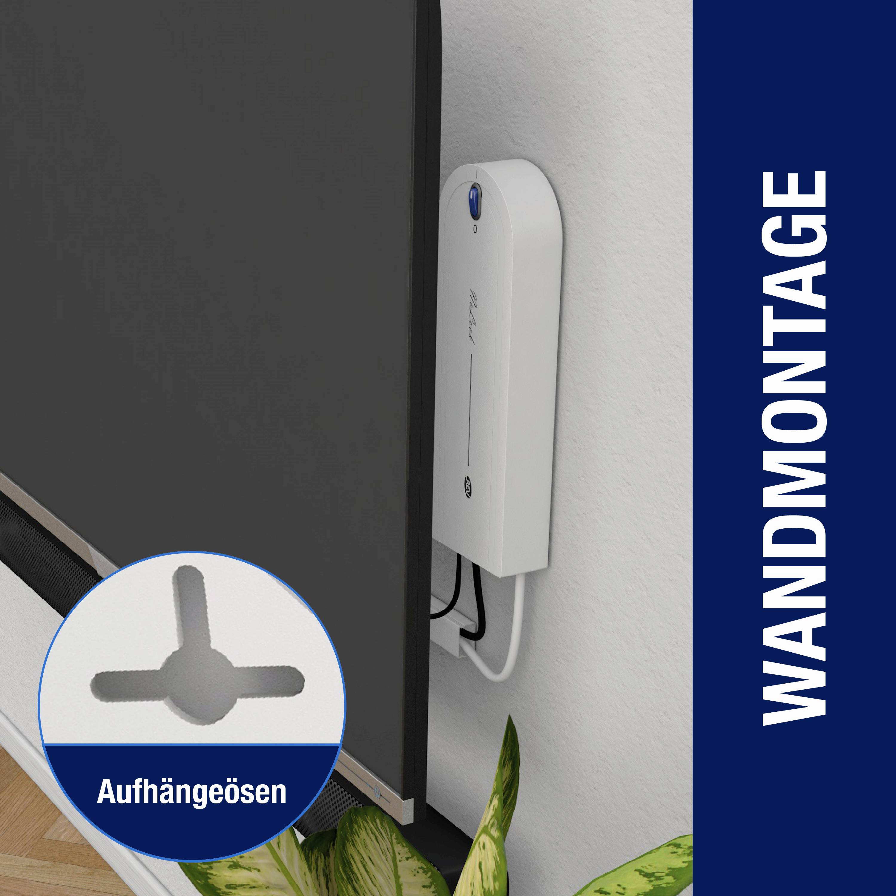 REV 0015450112 Steckdosenleiste mit Schalter Weiß Schutzkontakt 1 St.