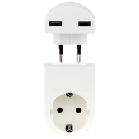 REV 0020450003 Reiseadapter Reisestecker Add On Traveler Plus - USB REV 0020450003 Reiseadapter Reisestecker Add On Traveler Plus - USB