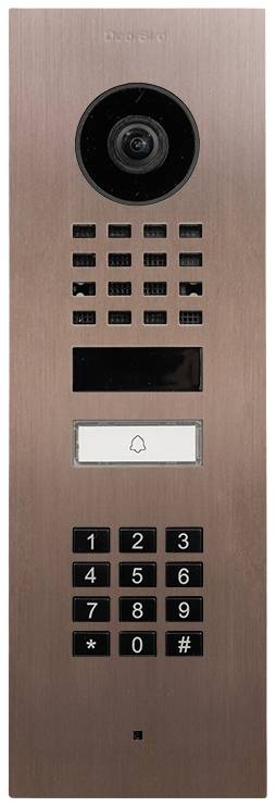 DoorBird D1101KV Unterputz Bronze-Optik IP-Video-Türsprechanlage Bronze