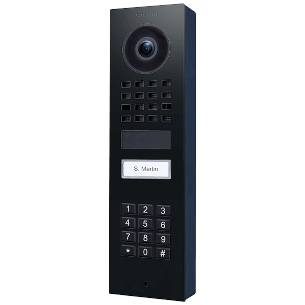 DoorBird D1101KV Aufputz Graphitschwarz (Raven Polar) IP-Video-Türsprechanlage Graphitschwarz DoorBird D1101KV Aufputz Graphitschwarz (Raven Polar) IP-Video-Türsprechanlage Graphitschwarz