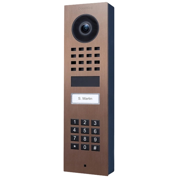 DoorBird D1101KV Aufputz Bronze-Optik IP-Video-Türsprechanlage Bronze DoorBird D1101KV Aufputz Bronze-Optik IP-Video-Türsprechanlage Bronze