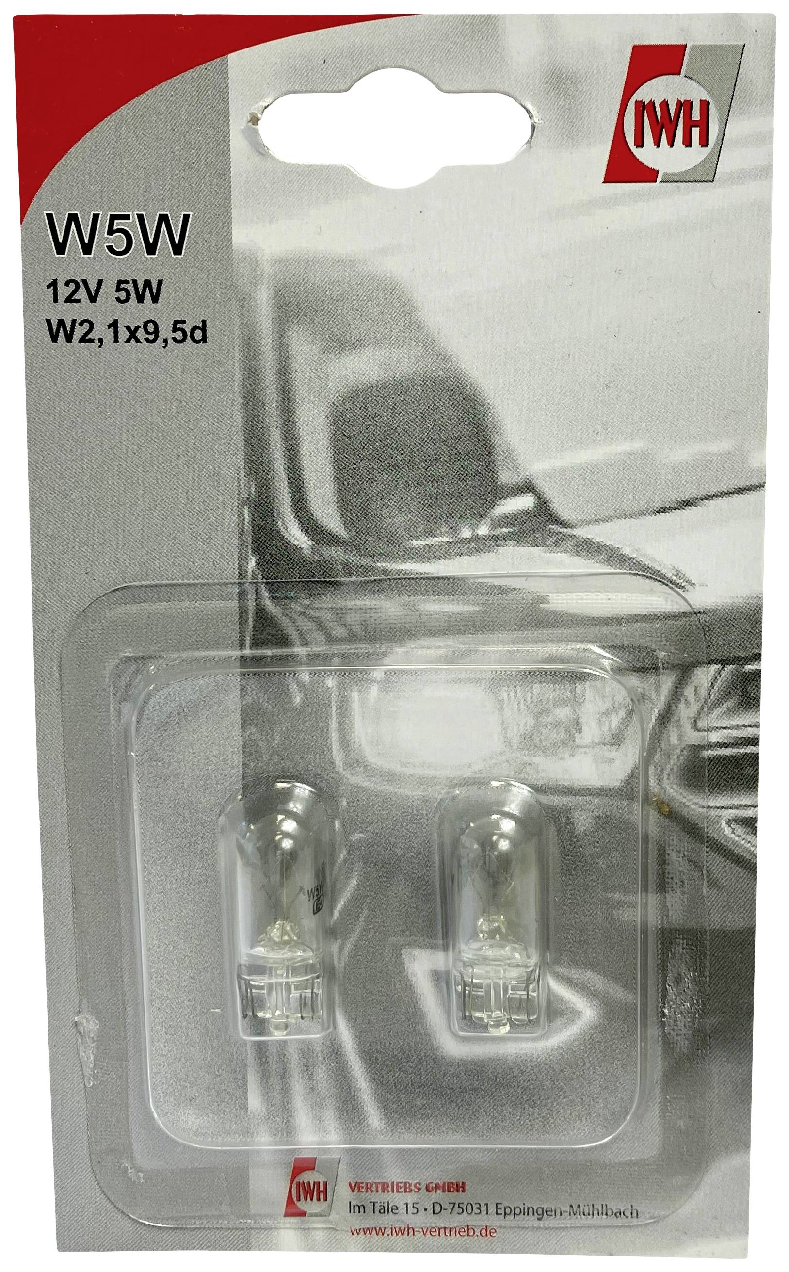IWH 019364 Signal Leuchtmittel W5W 5 W 12 V