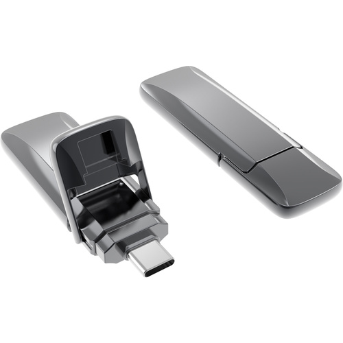 Xlyne 7612800 USB-Stick 128 GB Grau 7612800 USB-C® USB 3.2 (Gen 2)