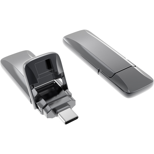 Xlyne 7625600 USB-Stick 256 GB Grau 7625600 USB-C® USB 3.2 (Gen 2)