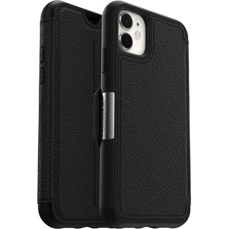 Otterbox Strada Folio - Pro Pack Case Apple iPhone 11 Schwarz Stoßfest 77-80248