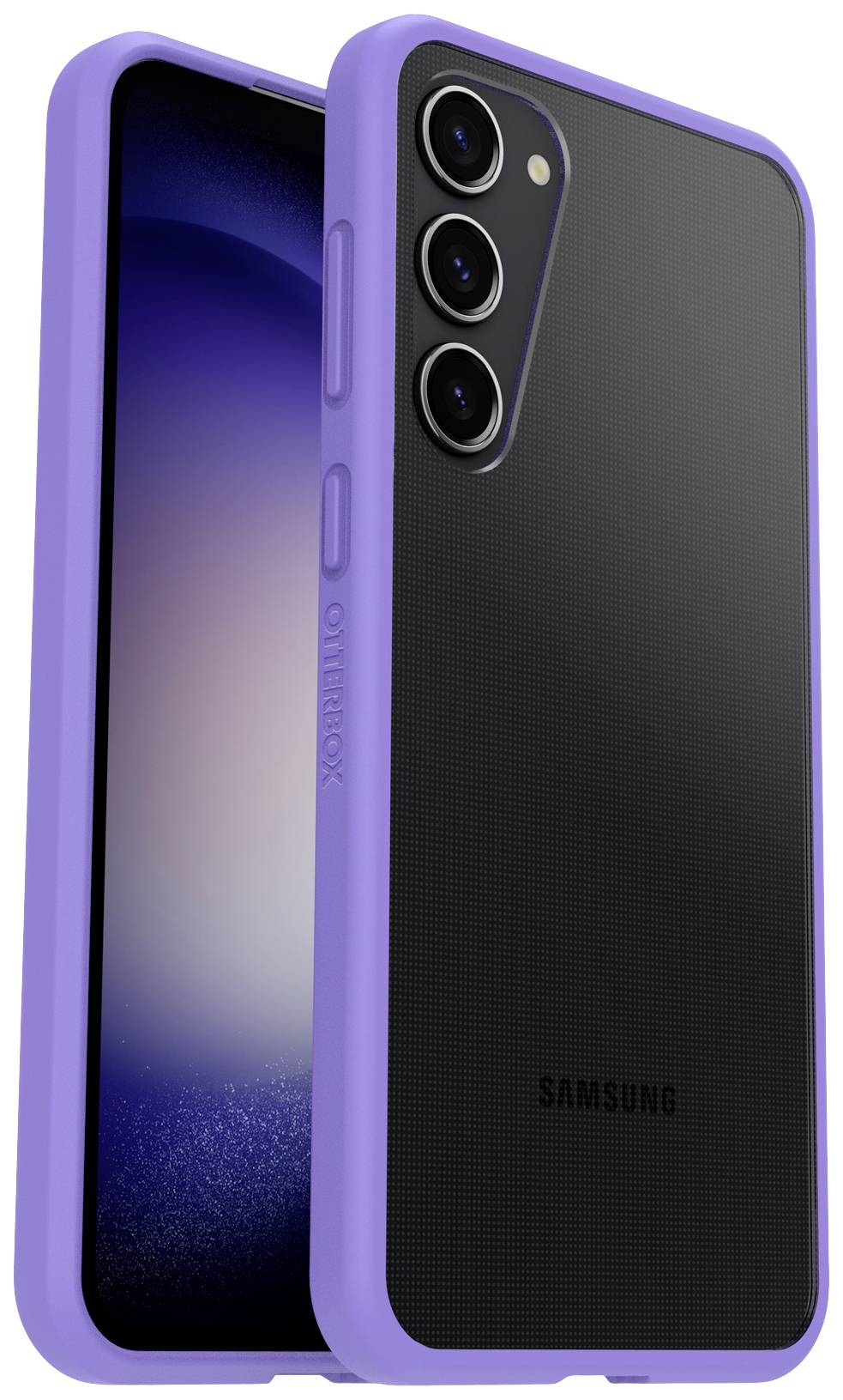 Otterbox React Case Samsung Galaxy S23+ Violett, Transparent Stoßfest 77-91307
