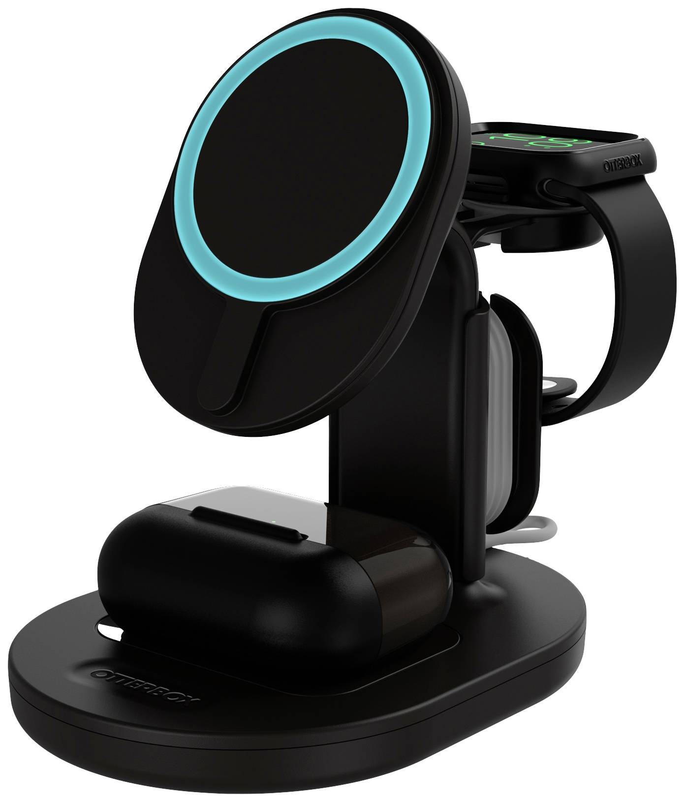 Otterbox 3 in 1 MagSafe Charger Ladeadapter 7.5 W Schwarz Wireless Charger