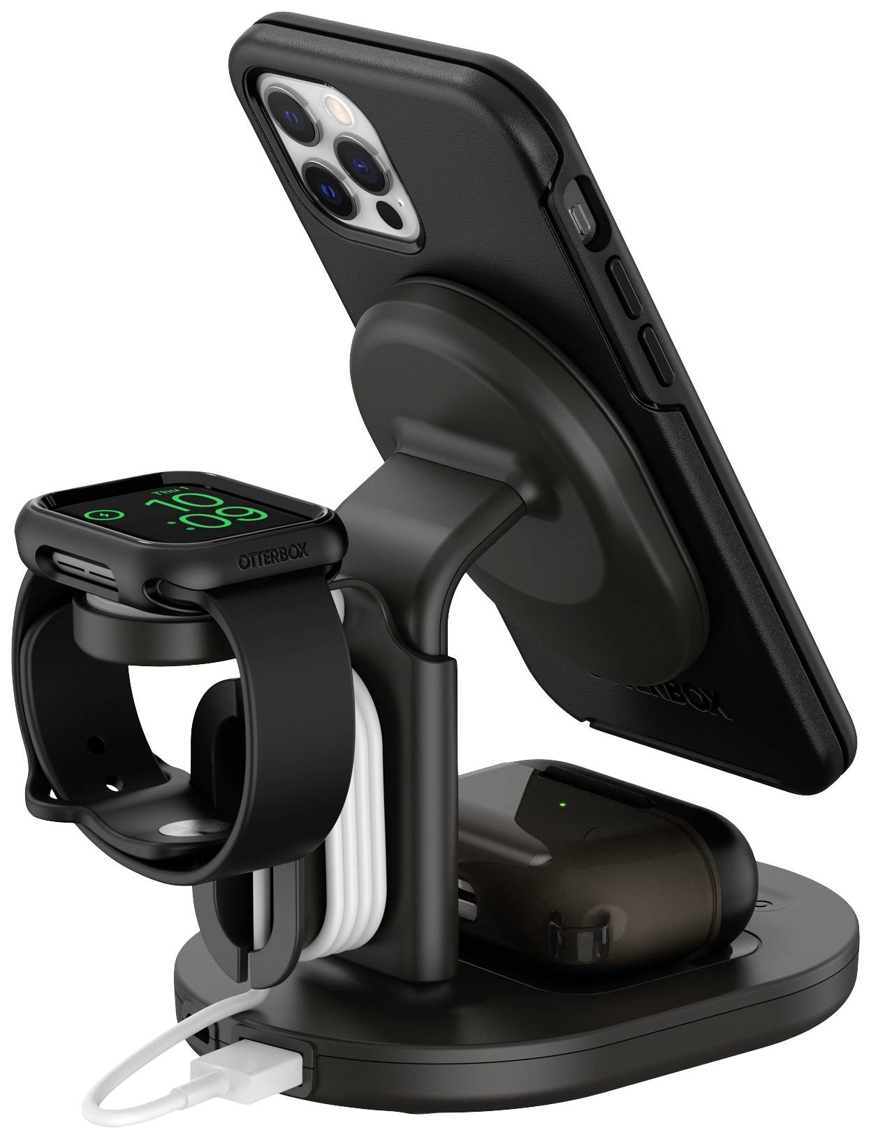 Otterbox 3 in 1 MagSafe Charger Ladeadapter 7.5 W Schwarz Wireless Charger