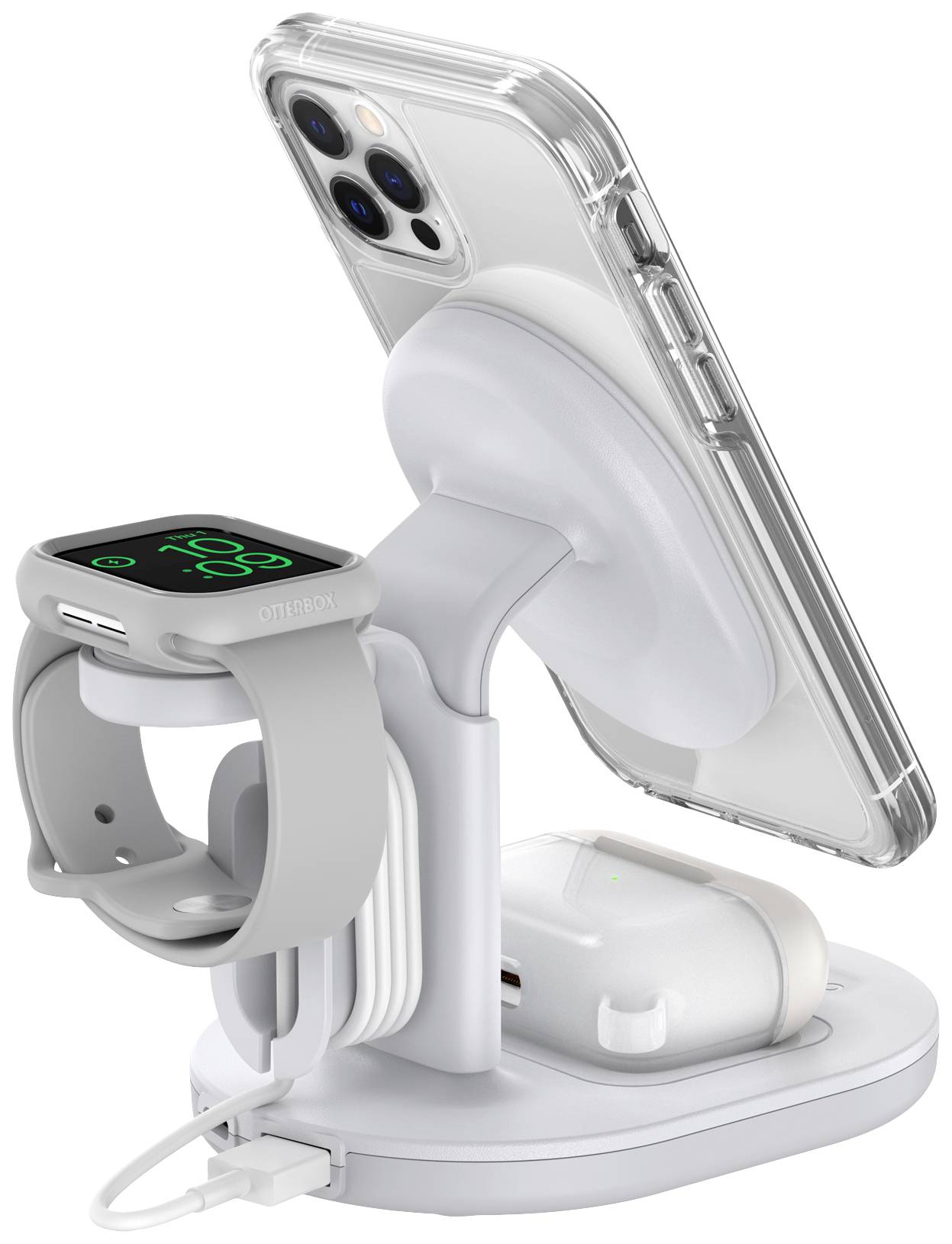 Otterbox 3 in 1 MagSafe Charger Ladeadapter 7.5 W Weiß Wireless Charger