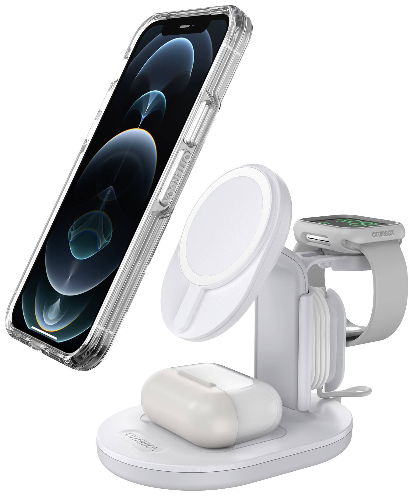 Otterbox 3 in 1 MagSafe Charger Ladeadapter 7.5 W Weiß Wireless Charger