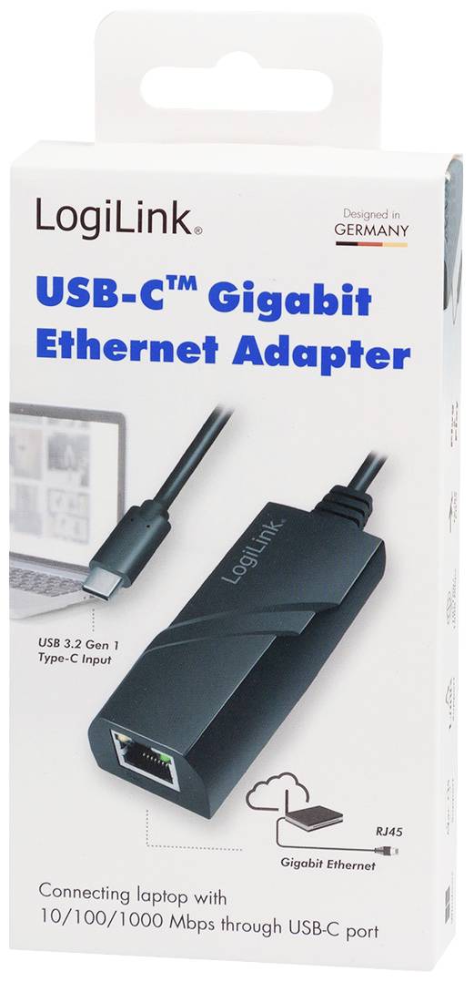 LogiLink UA0238A Netzwerkadapter 1000 MBit/s USB-C®, RJ45