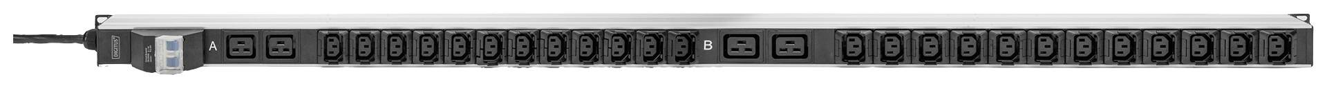 Digitus DN-95451 19 Zoll Netzwerkschrank-Steckdosenleiste Schwarz