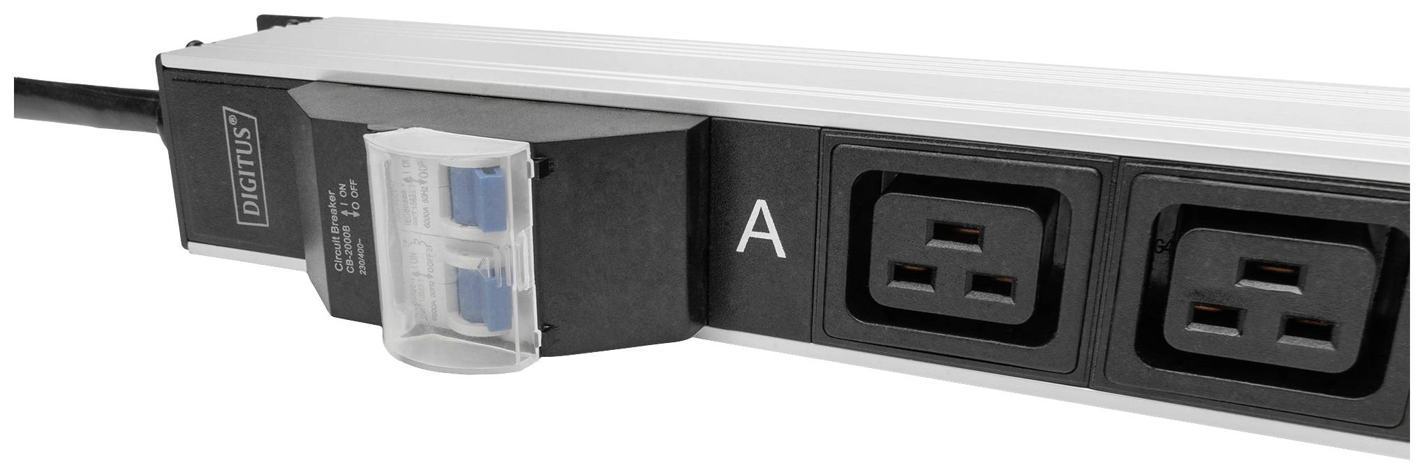 Digitus DN-95451 19 Zoll Netzwerkschrank-Steckdosenleiste Schwarz