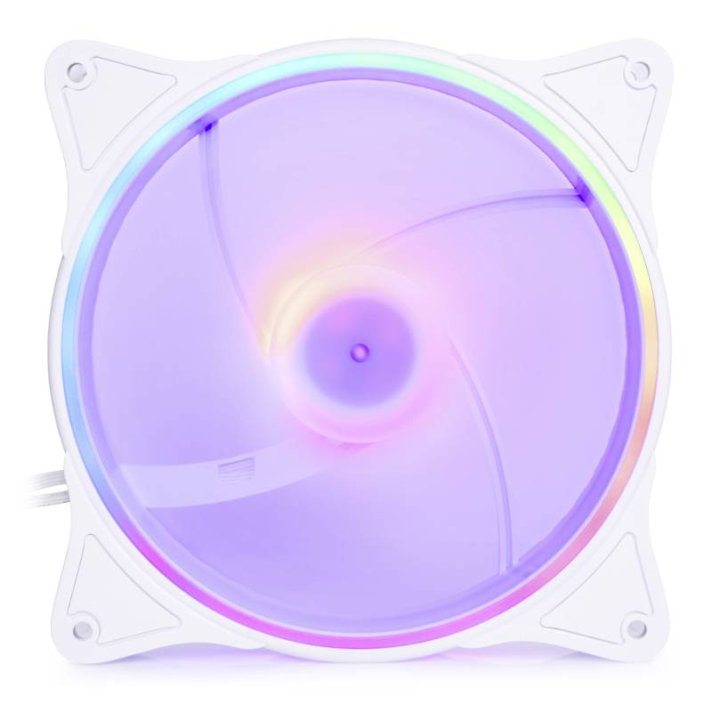 Alphacool Rise Aurora PC-Gehäuse-Lüfter Weiß