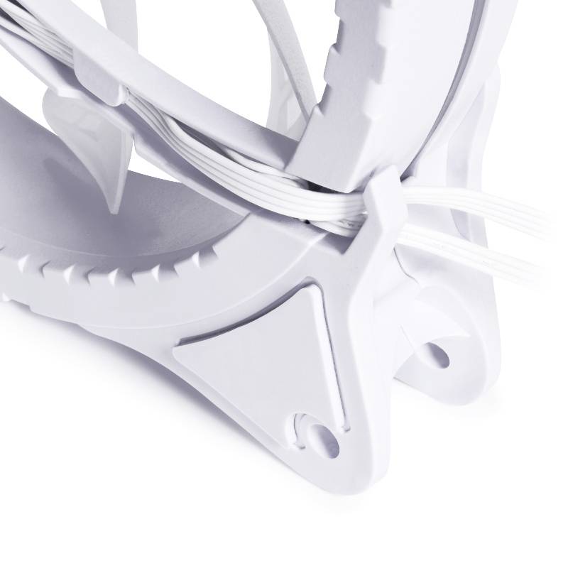 Alphacool Rise Aurora PC-Gehäuse-Lüfter Weiß