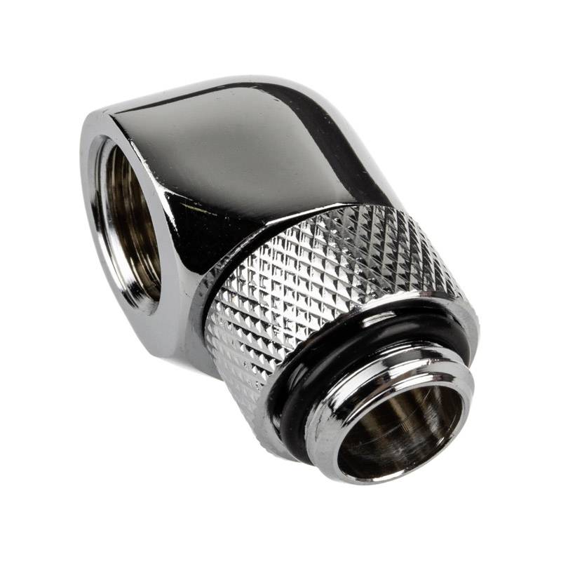 Alphacool Eiszapfen Adapter 90 Grad G1/4 Zoll AG auf G1/4 Zoll IG Wasserkühlung-Winkelverbinder