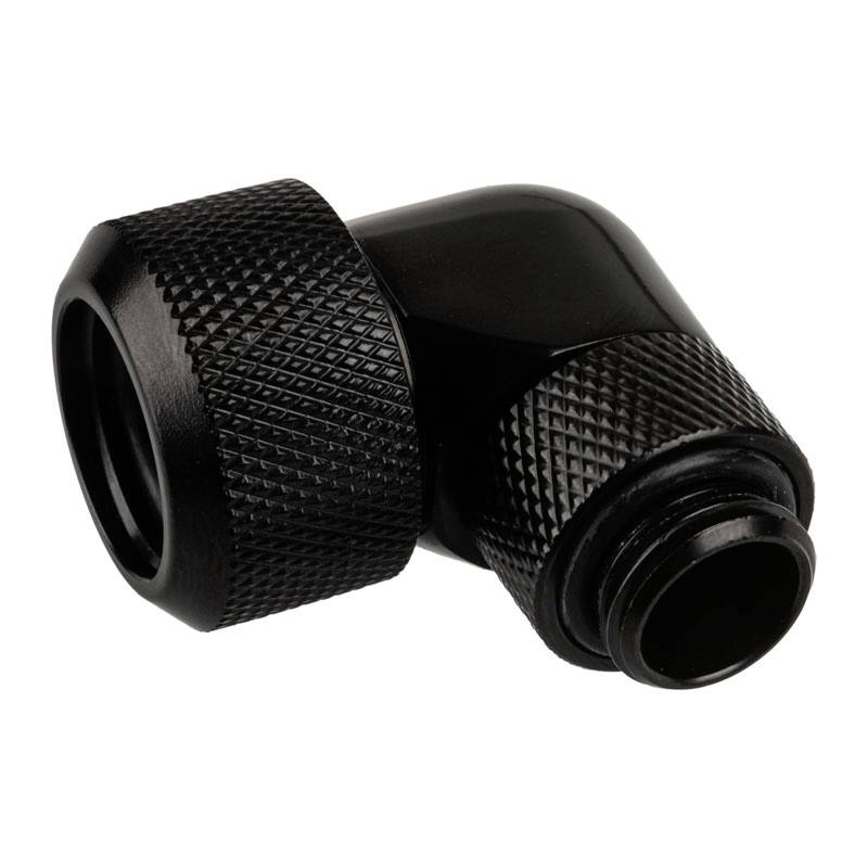 Alphacool Eiszapfen Anschluss 90 Grad G1/4 Zoll AG auf 16mm AD Hardtube Wasserkühlung-Winkelverbinder