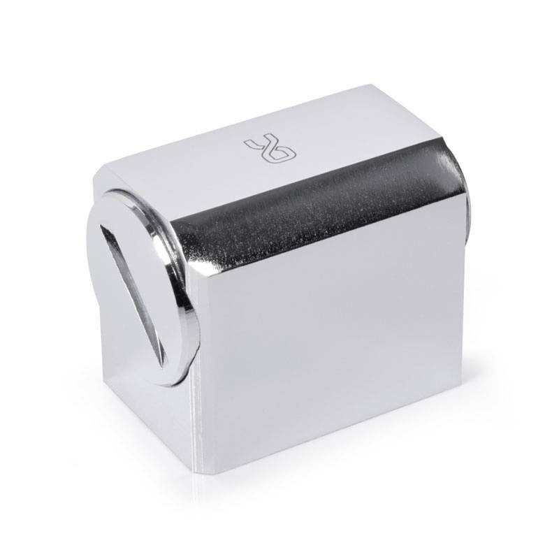 Alphacool Low Profile Adapter 90 Grad G1/4 Zoll AG auf G1/4 Zoll IG Wasserkühlung-Winkelverbinder