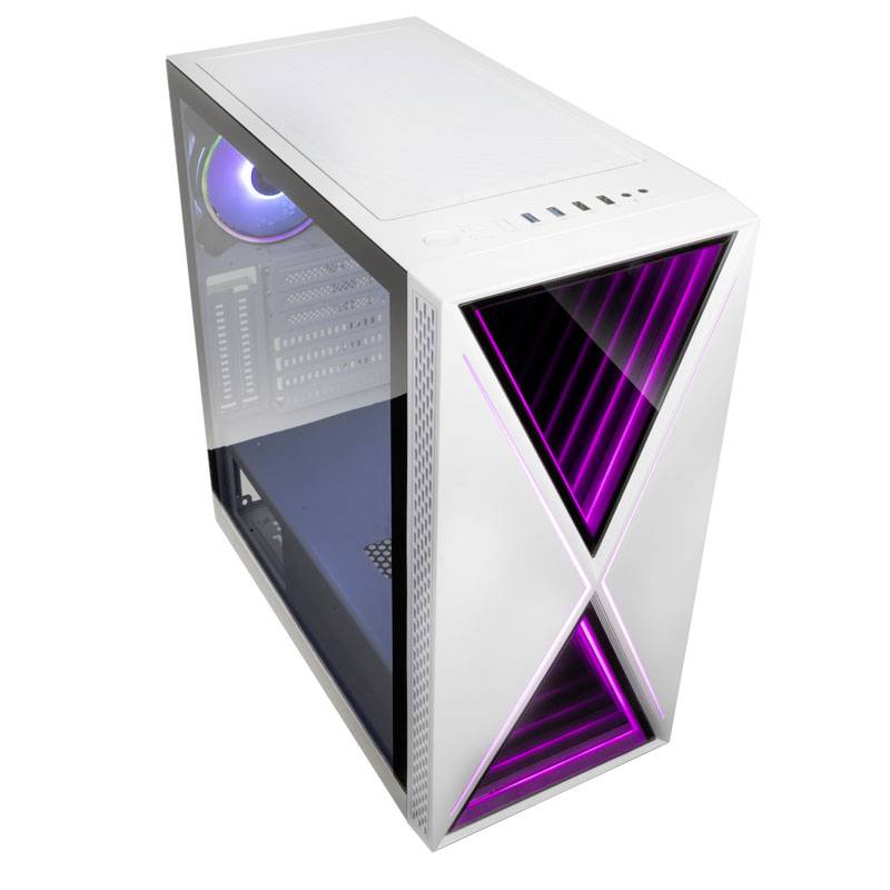 Kolink Void X ARGB PC-Gehäuse, Gaming-Gehäuse Weiß