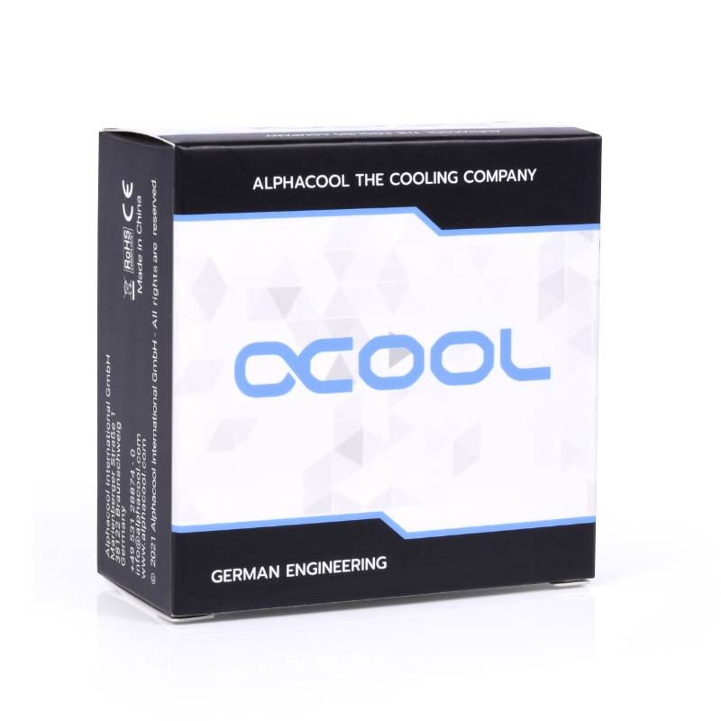 Alphacool 45 Grad G1/4 Zoll AG auf G1/4 Zoll IG Wasserkühlung-Winkelverbinder